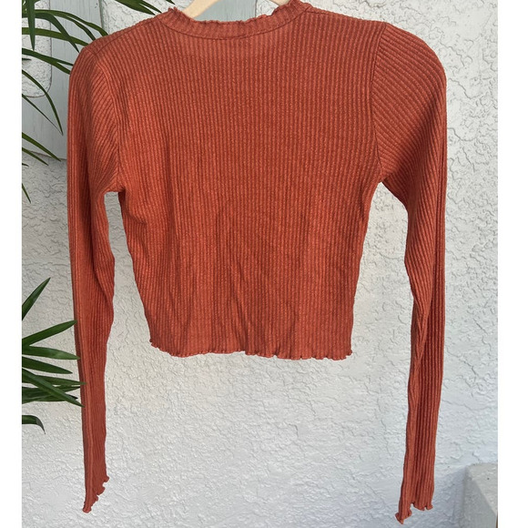 Sky and Sparrow Crop Top - Long Sleeve, Round Neck - Size Small - Picture 3 of 9